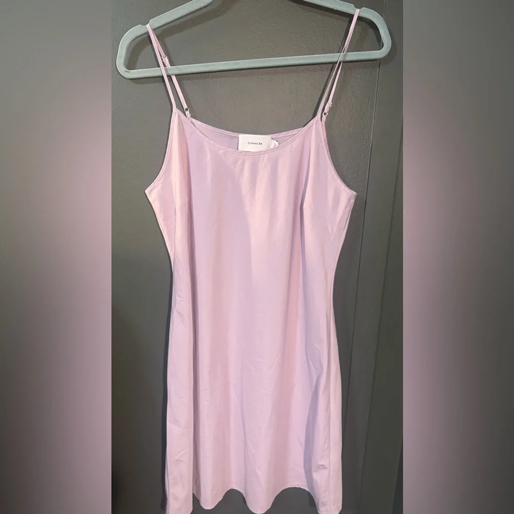 COACH Lavender Slip mini Dress